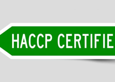 HACCP Certification for Gram Commercial Refrigeration