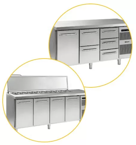 benchtop refrigeration combos